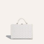 Goyard Grand Hôtel Trunk Bag White - Image 2